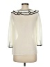 Forever 21 100% Polyester Ivory 3/4 Sleeve Blouse Size M - photo 2