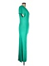 Venus Solid Green Casual Dress Size L - photo 4