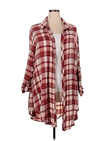 Torrid 3/4 Sleeve Button-Down Shirt (view 1)