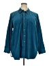 Talbots Teal Long Sleeve Button-Down Shirt Size 3X - photo 1