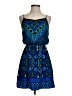 Express Paisley Blue Cocktail Dress Size XS - photo 1