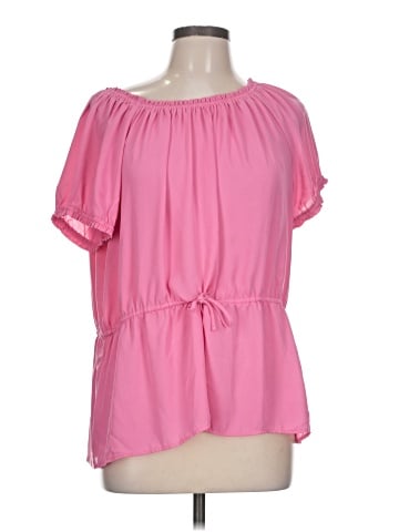 Ann Taylor Short Sleeve Blouse (view 1)