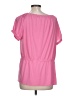 Ann Taylor Pink Short Sleeve Blouse Size L - photo 2