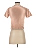 Splendid Stripes Orange Short Sleeve Turtleneck Size XS - photo 2