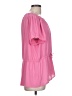 Ann Taylor Pink Short Sleeve Blouse Size L - photo 4
