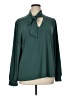 Ann Taylor Teal Long Sleeve Blouse Size XL - photo 1