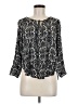 Alya Black 3/4 Sleeve Blouse Size M - photo 1