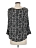 Alya Black 3/4 Sleeve Blouse Size M - photo 2