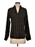 Ann Taylor 100% Polyester Black Long Sleeve Blouse Size XS - photo 1