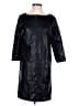 Ann Taylor 100% Polyester Black Casual Dress Size 6 - photo 1