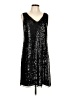 Talbots 100% Polyester Stars Black Cocktail Dress Size 10 - photo 1