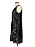 Talbots 100% Polyester Stars Black Cocktail Dress Size 10 - photo 5