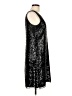 Talbots 100% Polyester Stars Black Cocktail Dress Size 10 - photo 4