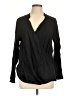James Perse Black Long Sleeve Blouse Size Lg (3) - photo 1