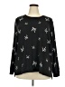 Lucky Brand Stars Black Pullover Sweater Size 2X - photo 1