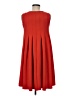 H&M 100% Polyester Solid Red Casual Dress Size 6 - photo 2