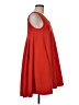H&M 100% Polyester Solid Red Casual Dress Size 6 - photo 4