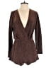 American Apparel Tweed Brown Romper Size XS - photo 1