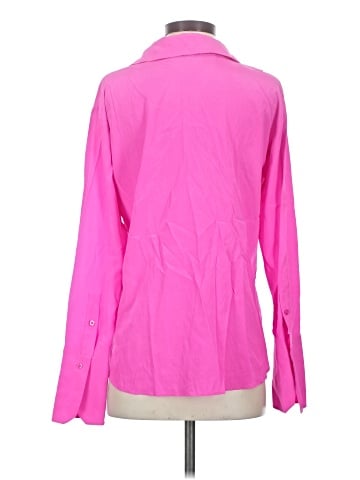 A.L.C. Long Sleeve Silk Top (view 2)