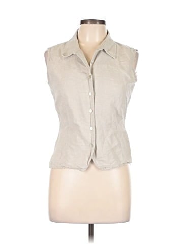 Casual Corner Annex Sleeveless Button-Down Shirt (view 1)