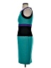 Calvin Klein Color Block Teal Cocktail Dress Size 4 - photo 5