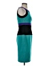 Calvin Klein Color Block Teal Cocktail Dress Size 4 - photo 4