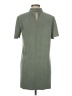 Zara 100% Polyester Solid Green Casual Dress Size M - photo 2