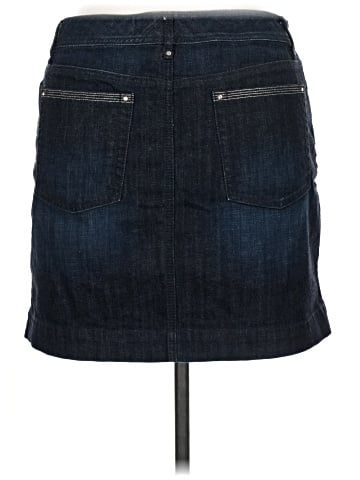 White House Black Market Denim Skirt (view 2)