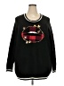Torrid Plaid Black Pullover Sweater Size 3X Plus (3) - photo 1