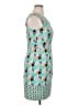 AGB Graphic Green Cocktail Dress Size 14 - photo 4