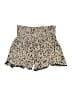 Three Dots Animal Print Gold Shorts Size M - photo 1