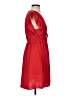 Monteau 100% Polyester Solid Red Casual Dress Size S - photo 4