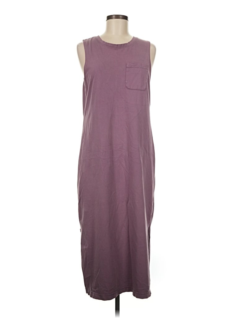 Pre-owned Pact Casual Dress In Purple
