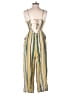 Blue Rain Stripes Yellow Jumpsuit Size S - photo 2