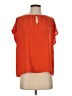 Ann Taylor 100% Polyester Orange Short Sleeve Blouse Size S - photo 1
