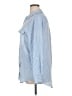Perch by Blu Pepper 100% Polyester Stripes Blue Long Sleeve Blouse Size 1X - photo 5