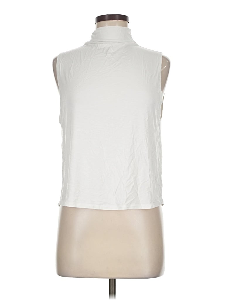Pre-owned Babaton Sleeveless T-shirt In Ivory