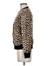 Express 100% Polyester Animal Print Gold Jacket Size S - photo 5