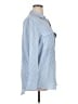 Perch by Blu Pepper 100% Polyester Stripes Blue Long Sleeve Blouse Size 1X - photo 4