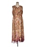 Chico's 100% Polyester Paisley Brown Casual Dress Size XL (3) - photo 1