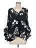 Vince Camuto 100% Polyester Black 3/4 Sleeve Blouse Size S - photo 1