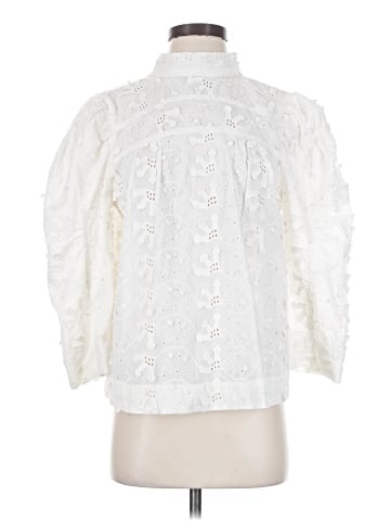 Forever That Girl for Anthropologie 3/4 Sleeve Blouse (view 1)