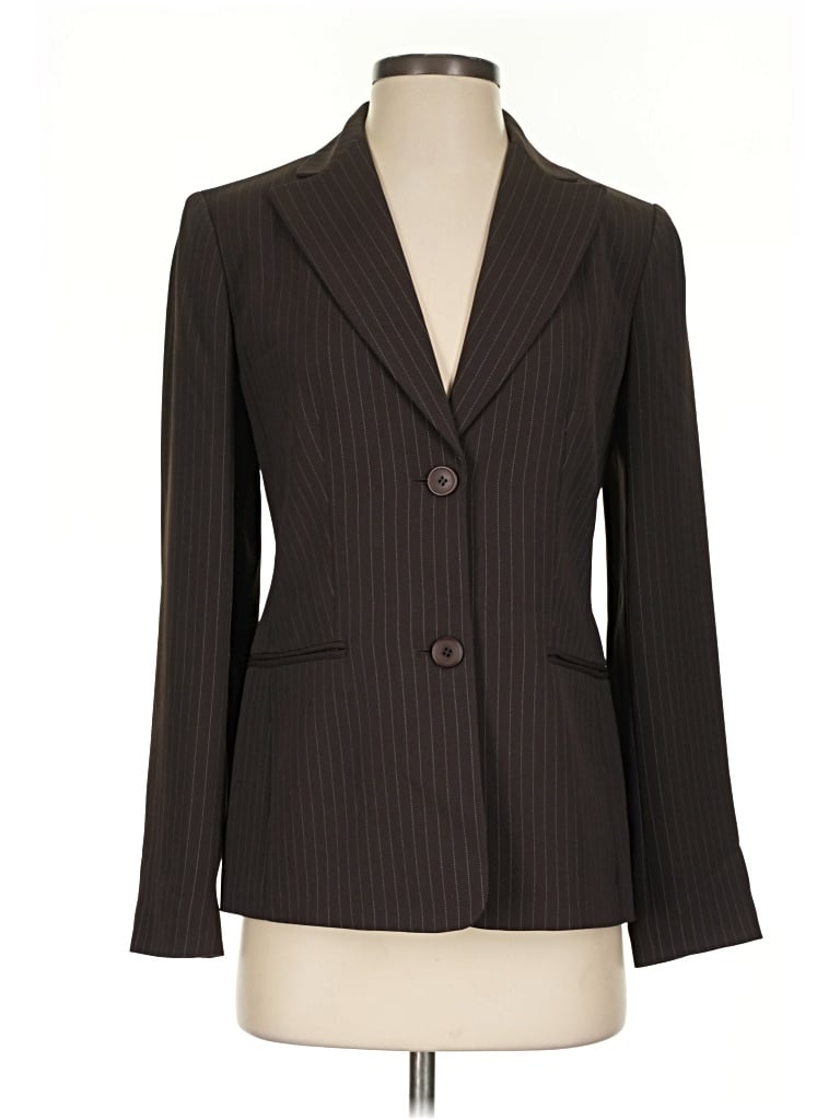 Pre-owned Ann Taylor Loft Blazer Jacket In Brown