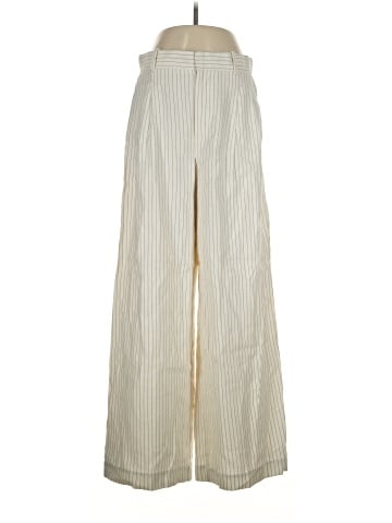 Madewell The Superwide-Leg Trouser in Pinstripe Linen Blend (view 1)