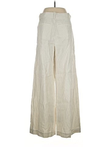 Madewell The Superwide-Leg Trouser in Pinstripe Linen Blend (view 2)