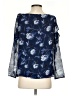 Club Monaco 100% Polyester Blue Long Sleeve Blouse Size XS - photo 2