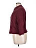 Sandro 100% Cotton Burgundy Jacket Size XL (4) - photo 5