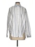Aerie Stripes White Long Sleeve Button-Down Shirt Size XS - photo 1