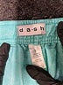 Da-sh 100% Linen Blue Teal Shorts Size S - photo 3