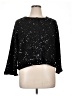 Zara Black 3/4 Sleeve Top Size XL - photo 1